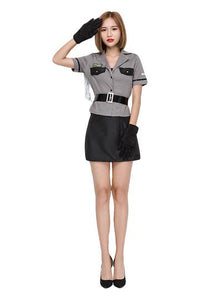 BFJFY Women's Policewomen's Cosplay Costume Sey Cop Uniform For Halloween - BFJ Cosmart