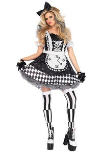 BFJFY Women's Alice Maid Dress Halloween Circus Clown Cosplay Costume - BFJ Cosmart