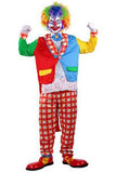 BFJFY Halloween Men’s Clown Costume Magician Role Play Costume - BFJ Cosmart