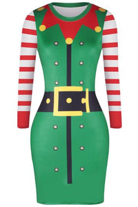 BFJFY Women's Elf Santa Christmas Dress - BFJ Cosmart