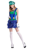 BFJFY Womens Super Mario Dress Up Party Halloween Cosplay Costume - BFJ Cosmart