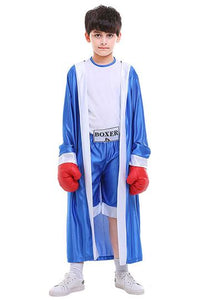 BFJFY Halloween Kids Boxer Cosplay Suit Boys Boxing Hooded Costume - BFJ Cosmart