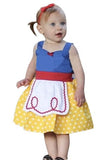 BFJFY Toddles Girls Snow White Princess Braces Skirt For Halloween - BFJ Cosmart