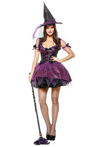 BFJFY Halloween Women's Sorceress Costume Sexy Witch Cosplay Dress - BFJ Cosmart