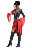 BFJFY Halloween Women‘s Carribean Pirate Captain Cosplay Costume - BFJ Cosmart