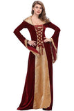 BFJFY Halloween Women Retro Court Gown Queen Cosplay Costumes - BFJ Cosmart