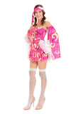 BFJFY Halloween Women's 70s Hippie Costumes Carnival Cosplay Fancy Dress - BFJ Cosmart