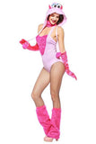 BFJFY Women Pink Animal Monster Cosplay Costume Outfit For Halloween - BFJ Cosmart