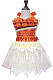 BFJFY Women Girls Adventure Princess Moana Skirt Costume Halloween Dress - BFJ Cosmart