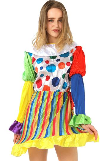 BFJFY Halloween Women's Gilrs Funny Clown Cosplay Circus Costume Outfit - BFJ Cosmart