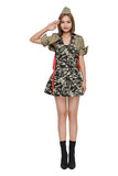 BFJFY Halloween Women's Army Camouflage Spy Army Cosplay Costume - BFJ Cosmart