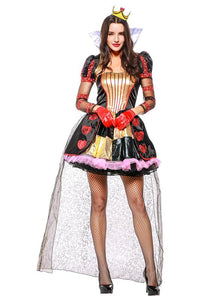 BFJFY Halloween Women Princess Queen Dress Outfit Role Play Cosplay Costume - BFJ Cosmart