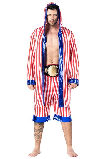 BFJFY Men Boxer Costume For Halloween Party Boxing Cosplay Costume - BFJ Cosmart