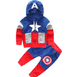 BFJFY Boys Halloween Costume Superhero Captain America Cospay Outfit - BFJ Cosmart