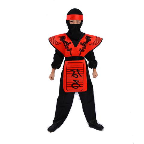 BFJFY Boys Halloween Costume Japaness Ninja Warrior Cosplay Costume - BFJ Cosmart