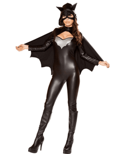 BFJFY Women Halloween Superhero Batgirl Cosplay Costume Jumpsuit - BFJ Cosmart