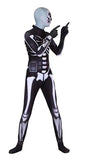 Fortnite Skull Trooper Cosplay Jumpsuit Costume For Halloween Kids & Adult - BFJ Cosmart