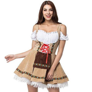 BFJFY Halloween Women's Beer Girl Costume Oktoberfest Maid Costumes - BFJ Cosmart