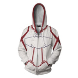 BFJmz Sword Art Online 3D Printing Coat Zipper Coat Leisure Sports Sweater Couple Sweater Autumn And Winter - BFJ Cosmart