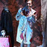 BFJFY Men's Halloween Horror Bloody Doctor Cosplay Costume With Stethoscope - BFJ Cosmart