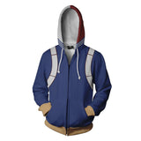 BFJmz My Hero Academia 3D Printing Coat Zipper Coat Leisure Sports Sweater Autumn And Winter - BFJ Cosmart