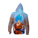 BFJmz Dragon Ball God Super Saiyan 3D Printing Coat Leisure Sports Sweater Couple Sweater Autumn And Winter - BFJ Cosmart