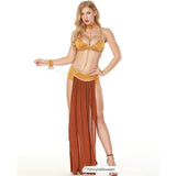 BFJFY Women's Halloween Arabian Princess Goddess Skirt Top Choker Outfit - BFJ Cosmart