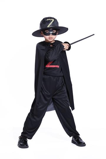 BFJFY Halloween Superhero Movies The Mask Of Zorro Boys Cosplay Costume - BFJ Cosmart