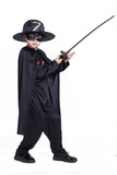 BFJFY Halloween Superhero Movies The Mask Of Zorro Boys Cosplay Costume - BFJ Cosmart