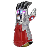 Avengers: Endgame Thanos Infinity Gauntlet Gloves Led Light Infinity War Silver red Glove Halloween Cosplay Props - BFJ Cosmart