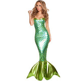 BFJFY Women's Sexy Sea Creature Metallic Mermaid Fantasy Halloween Costumes - BFJ Cosmart