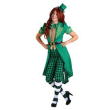 BFJFY Women Spirited Chaming Irish Lucky Fairy Leprechaun Costume - BFJ Cosmart