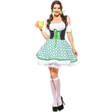BFJFY Women German Dirndl Beer Girl Maid Dress Cutest Fraulein Sexy Costume - BFJ Cosmart