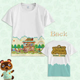 Animal Crossing:New Horizons Short Sleeve Cosplay Tom Nook T-shirt Cosplay Top Costume Timmy Tommy Prop - BFJ Cosmart