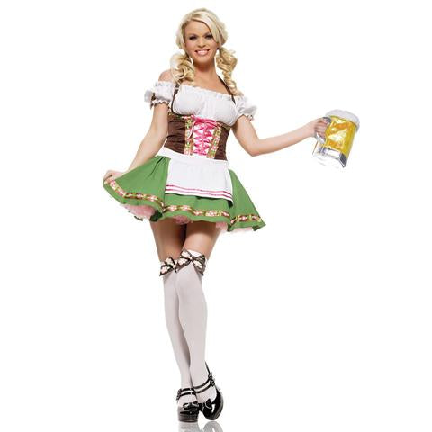 BFJFY Women Traditional German Bavarian Beer Girl Costume Dress - BFJ Cosmart