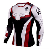 Avengers 4 Quantum Warrior 3d Digital Print Long Sleeve T-Shirt cosplay costume - BFJ Cosmart
