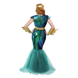 BFJFY Beautiful Iridescent Women Step Up Mermaid Sea Siren Cosplay Halloween Costume - BFJ Cosmart
