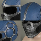 Black Widow Captain America Taskmaster Mask Superhero Helmet Latex Props - BFJ Cosmart