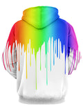 BFJmz Rainbow 3D Printing Coat Zipper Coat Leisure Sports Sweater  Autumn And Winter - BFJ Cosmart