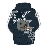 BFJmz Dallas Cowboys Football Team 3D Printing Coat Leisure Sports Sweater Autumn And Winter - BFJ Cosmart