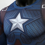 Avengers 4: endgame Captain America Clothes Marvel Long/Short Sleeve T-Shirt Tights - BFJ Cosmart