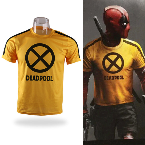 Deadpool Costume Cosplay Deadpool T-shirt Short Sleeve Tee Halloween Party Man Clothes - BFJ Cosmart