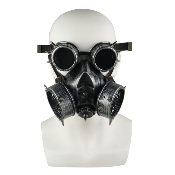 Cosplay Halloween Punk helmet Retro Masquerade Goggles Half Props - BFJ Cosmart