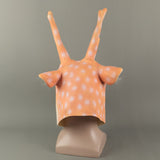 Cosplay Sika Deer Full Head helmet Animal Masquerade Fancy Dress Halloween Party Latex helmet  Prop - BFJ Cosmart
