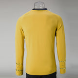 Cosplay Star Trek TOS The Original Series Kirk Shirt Uniform Costume Halloween Yellow Costume - BFJ Cosmart