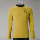 Cosplay Star Trek TOS The Original Series Kirk Shirt Uniform Costume Halloween Yellow Costume - BFJ Cosmart