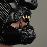 Cosplay Ghost of Tsushima Sakai Half Face Samurai helmet Halloween Masquerade Halloween Party Latex helmet  Prop - BFJ Cosmart