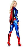 BFJFY Women Superhero Cosplay Costume Superwoman Jumpsuit For Halloween - BFJ Cosmart