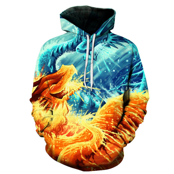 BFJmz Ssangyong Matchup Hooded Sweater 3D Printing Coat Leisure Sports Sweater Autumn And Winter - BFJ Cosmart