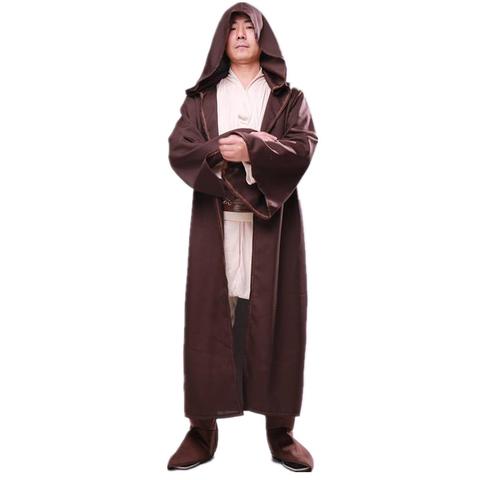 BFJFY Halloween Cosplay Costumes Star Wars Jedi Cloak Hooded Robe Cloak Cape - BFJ Cosmart